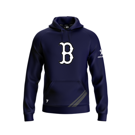 [FOLHSMNV-YXS-LOGO1] Decker Summit Hoodie (Youth XS, Navy, Logo 1)