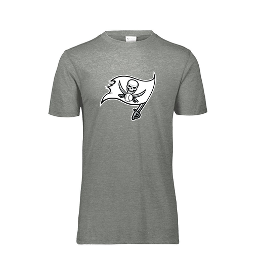 [FTSCUBGY-AS-LOGO2] Decker Men's Tri-Blend T-Shirt - Short Sleeve (Adult S, Gray, Logo 2)