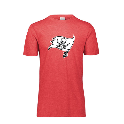 [FTSCUBRD-AS-LOGO2] Decker Men's Tri-Blend T-Shirt - Short Sleeve (Adult S, Red, Logo 2)