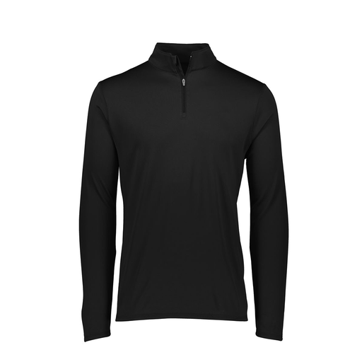 [FTLQFLBK-AS-LOGO1] Decker Men's Flex-Lite 1/4 Zip Shirt (Adult S, Black, Logo 1)