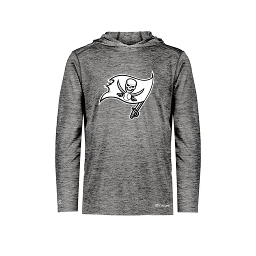 [FOLHCGBK-AS-LOGO2] Decker Men's Charge Hoodie (Adult S, Black, Logo 2)