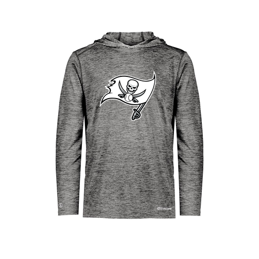 [FOLHCGBK-YS-LOGO2] Decker Youth Charge Hoodie (Youth S, Black, Logo 2)