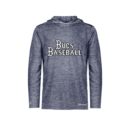 [FOLHCGNV-YS-LOGO3] Decker Youth Charge Hoodie (Youth S, Navy, Logo 3)