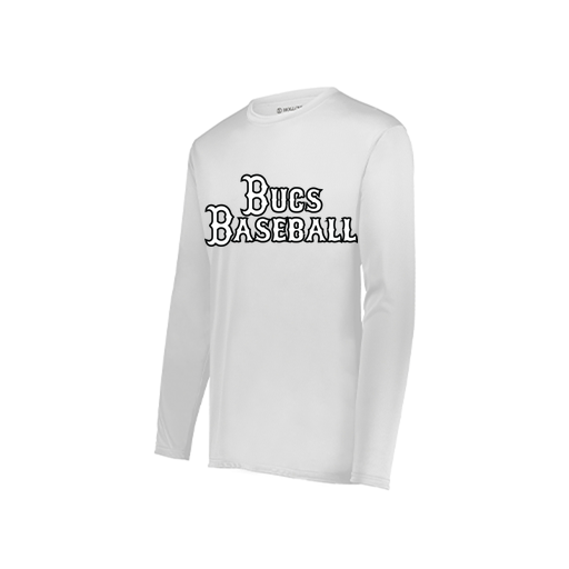 [222822.005.XS-LOGO3] Men's LS Smooth Sport Shirt (Adult XS, White, Logo 3)