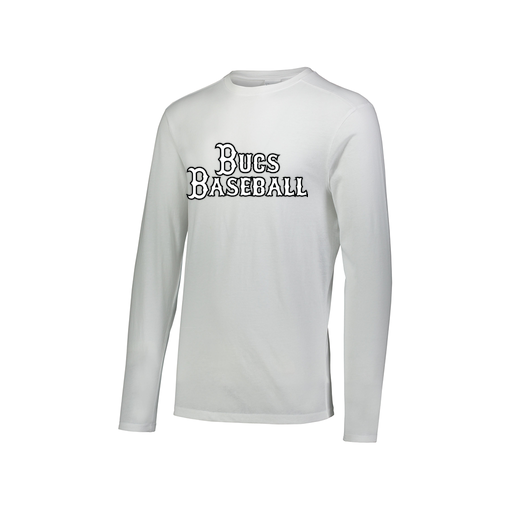 [FTLCUBWH-AXS-LOGO3] Decker Men's Tri-Blend T-Shirt - Long Sleeve (Adult XS, White, Logo 3)